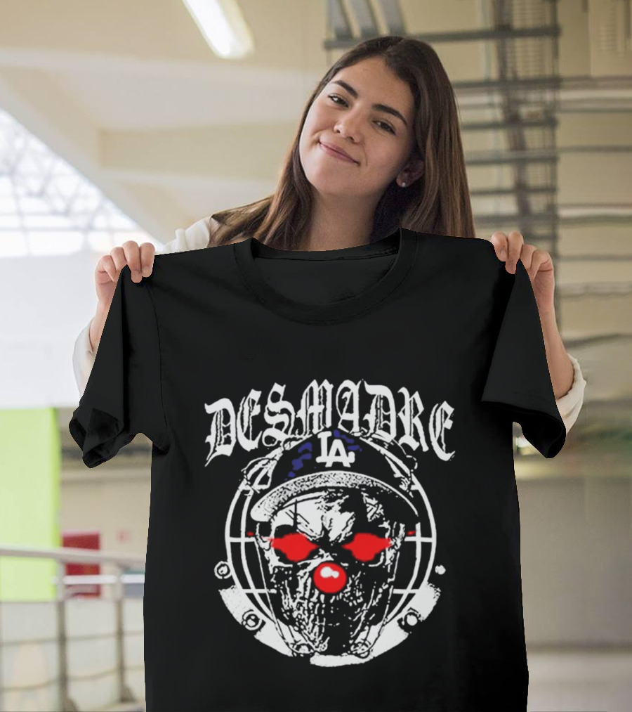 Desmadre D800 LA Hasta La Vista Baby Clown Mask T-Shirt