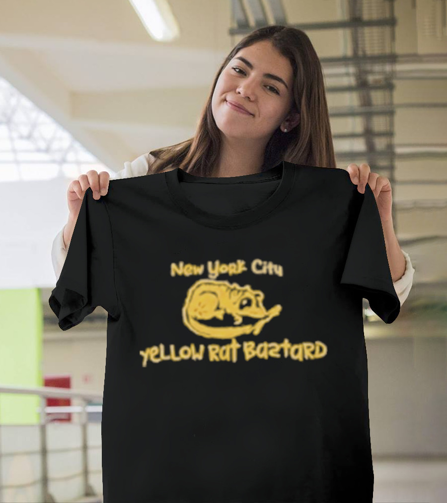New York City Yellow Rat Bastard Iconic Urban Streetwear Brand T-Shirt
