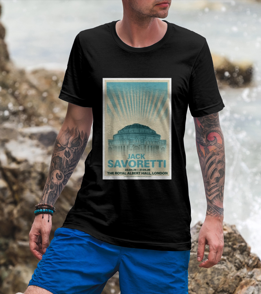 Jack Savoretti The Royal Albert Hall London Tour 23.04.26 27.05.26 T-Shirt