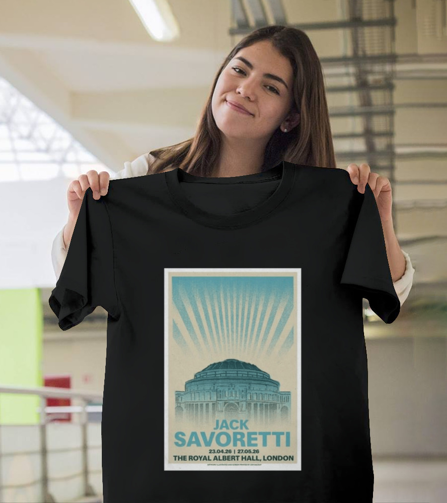 Jack Savoretti The Royal Albert Hall London Tour 23.04.26 27.05.26 T-Shirt