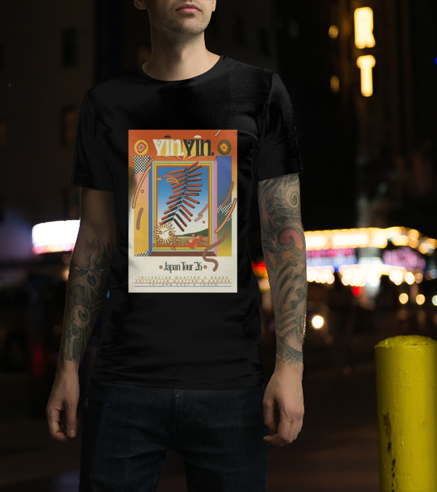 YinYin Japan Tour 2026 Club Quattro Osaka Nagoya Tokyo T-Shirt