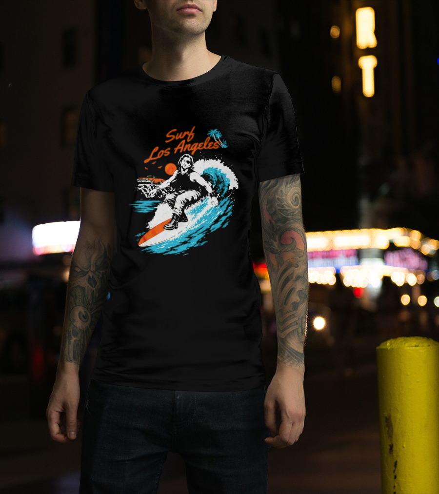 Surf Los Angeles Snake Plissken Escape From New York T-Shirt