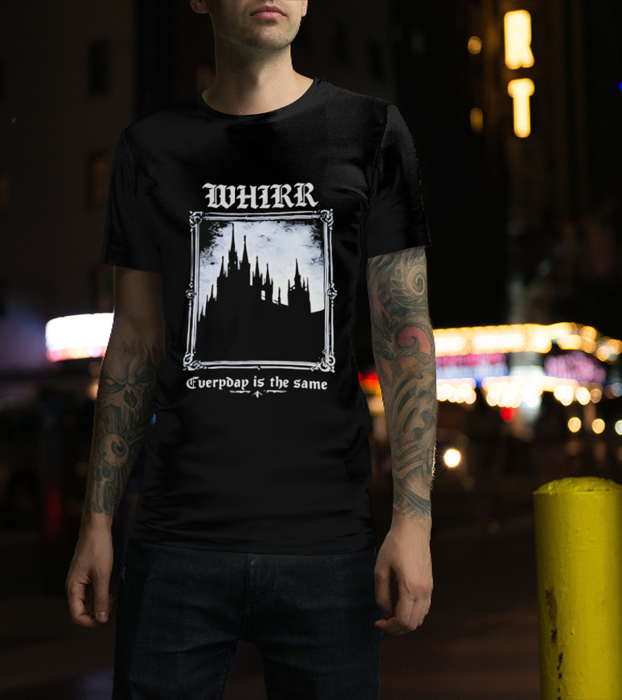 WHIRR Everyday Is The Same Gothic Castle Scene T-Shirt