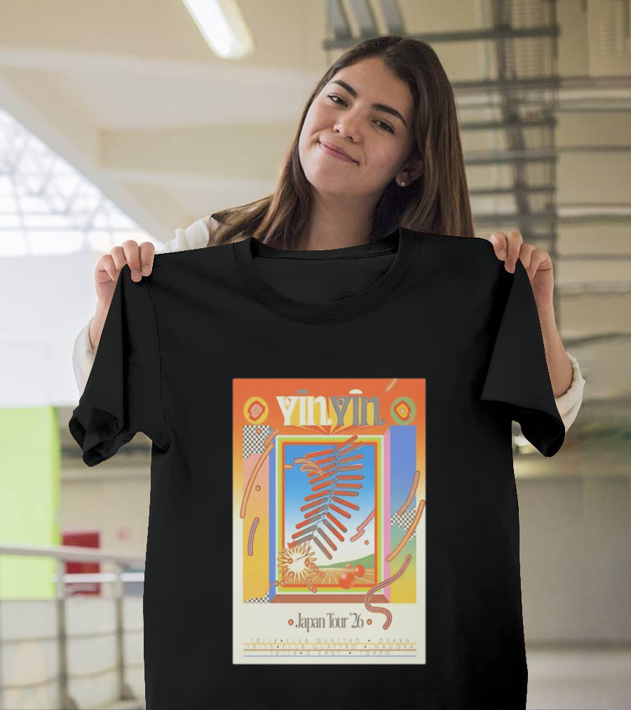 Yin Yin Japan Tour 26 Club Quattro Osaka Nagoya Q East Tokyo T-Shirt