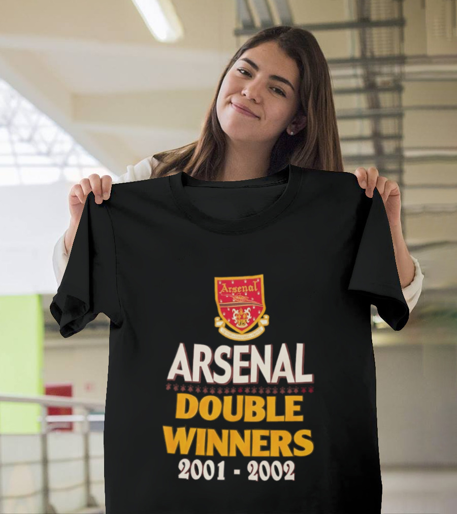 Arsenal Double Winners 2001 2002 T-Shirt