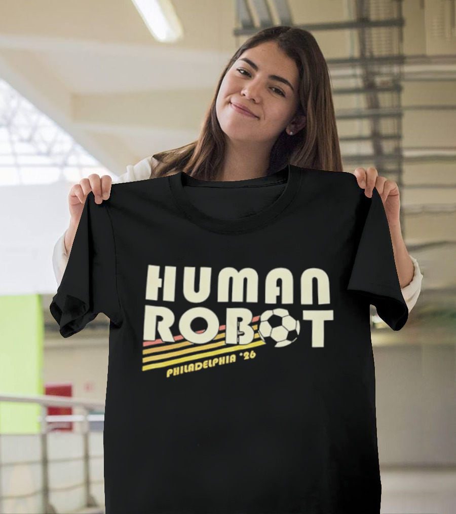 Human Robot Philadelphia 26 Soccer T-Shirt
