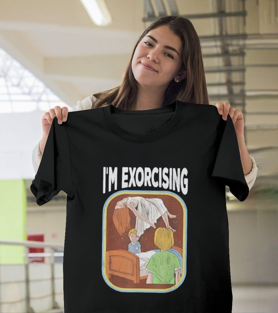 I'm Exorcising NJ Horror Paranormal Child Scene T-Shirt