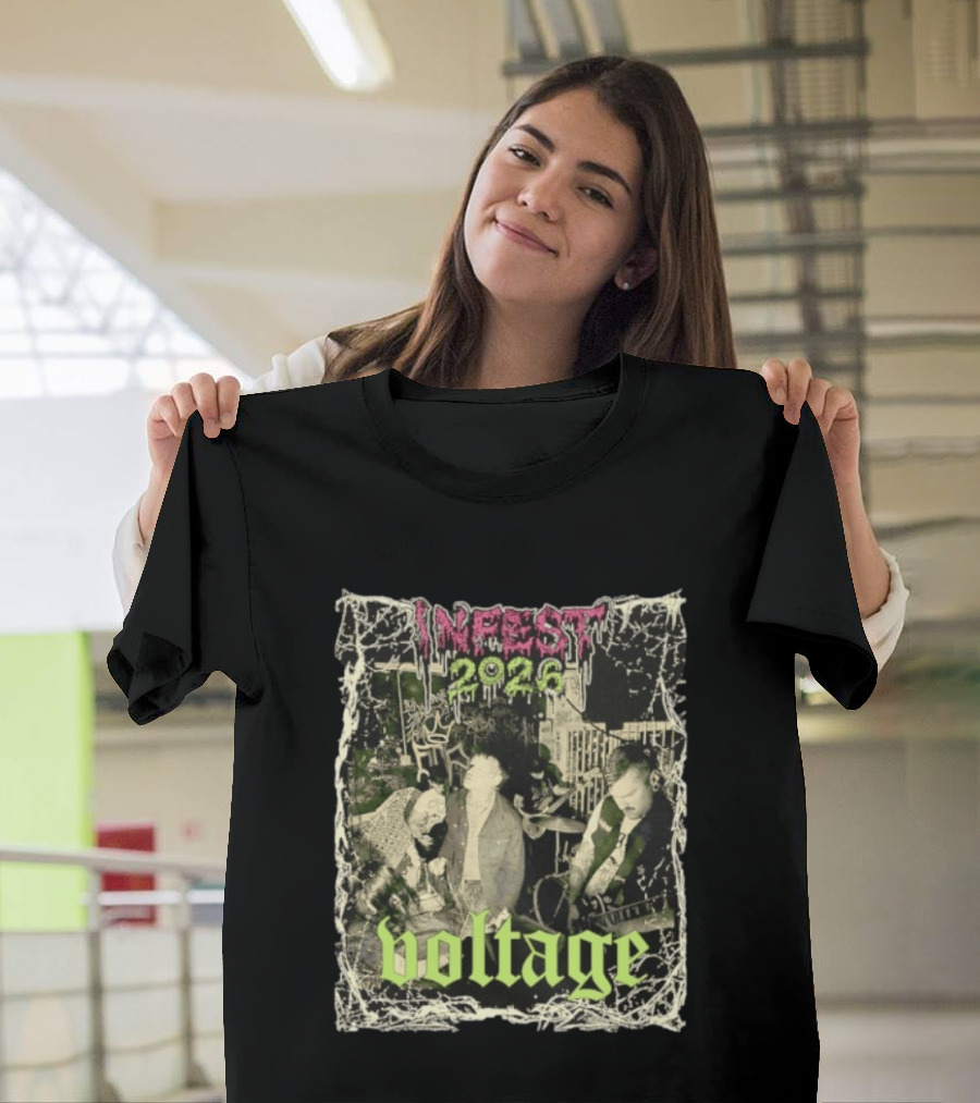 Infest 2026 Voltage From The Smoking Ruins Of Civilization T-Shirt