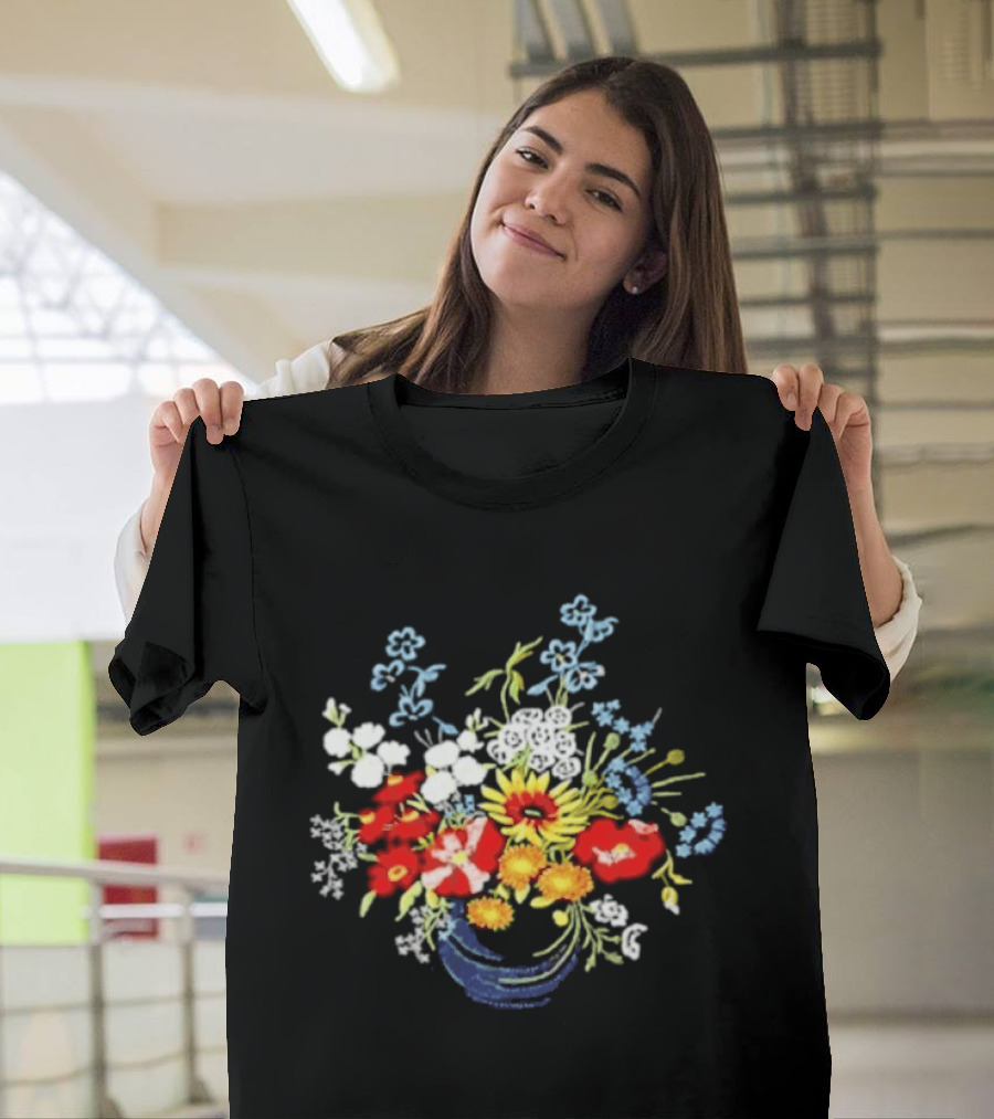 Paige Bueckers Embroidered Floral OKC T-Shirt