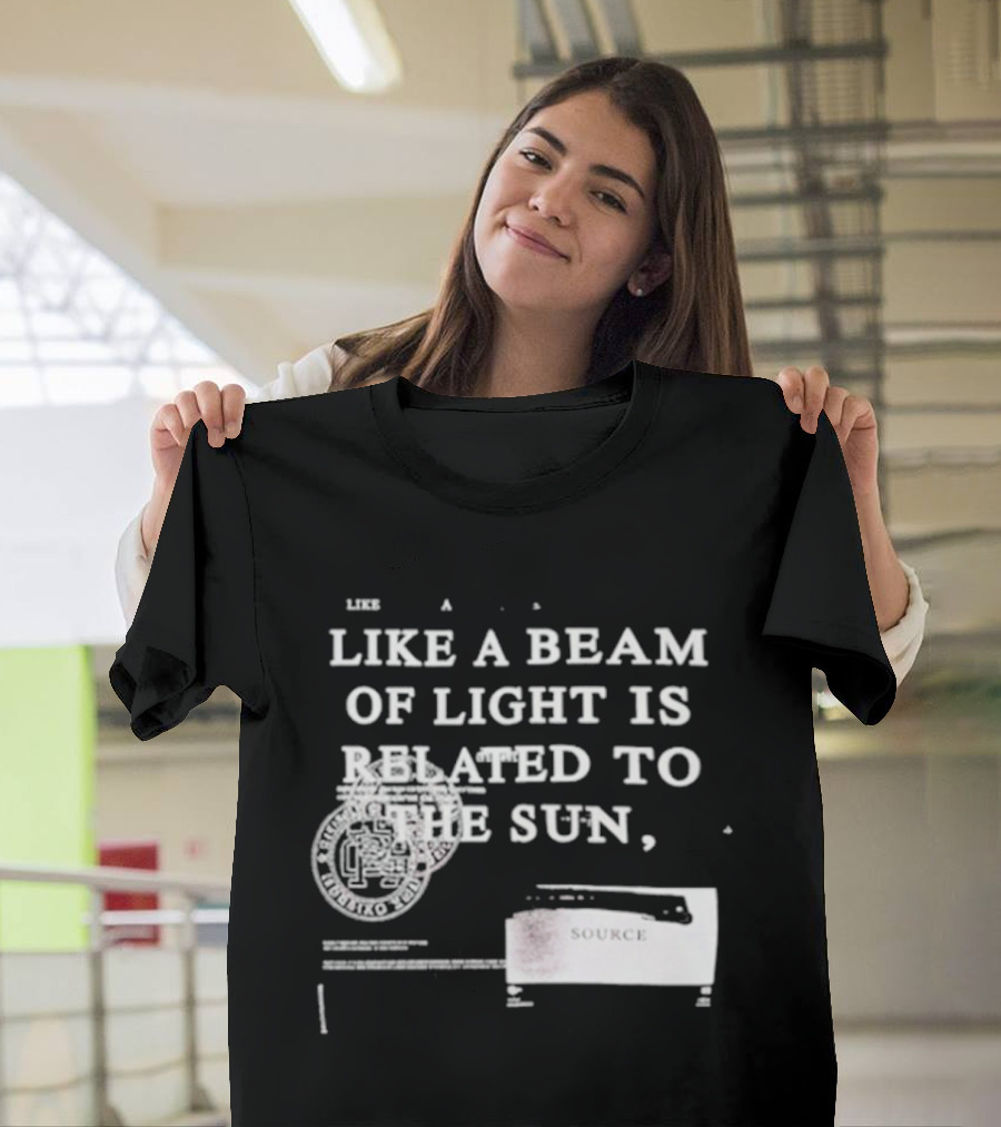 Kyrie Irving Like A Beam Of Light Is Related To The Sun Cosmic Court Vision T-Shirt
