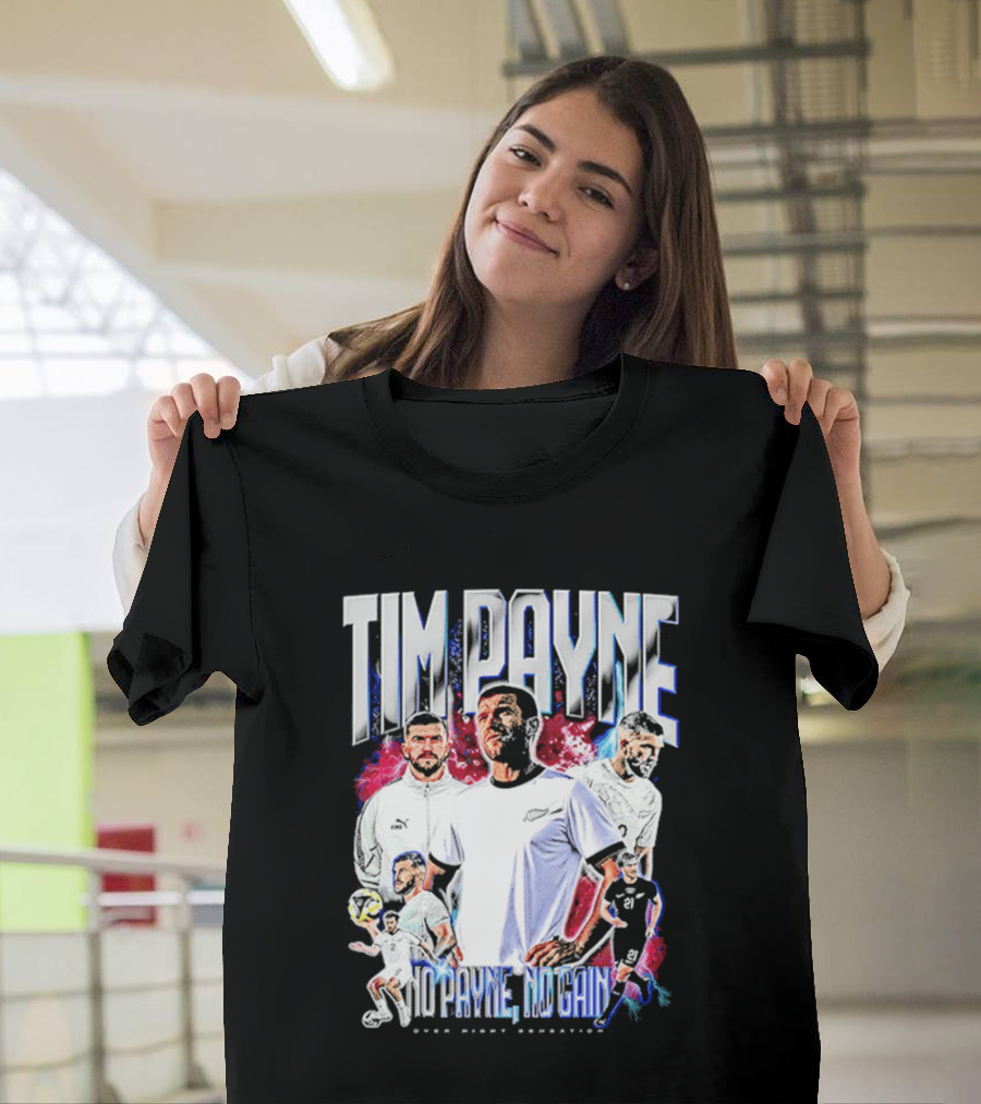 Tim Payne No Payne No Gain Soccer Sports Powerhouse T-Shirt