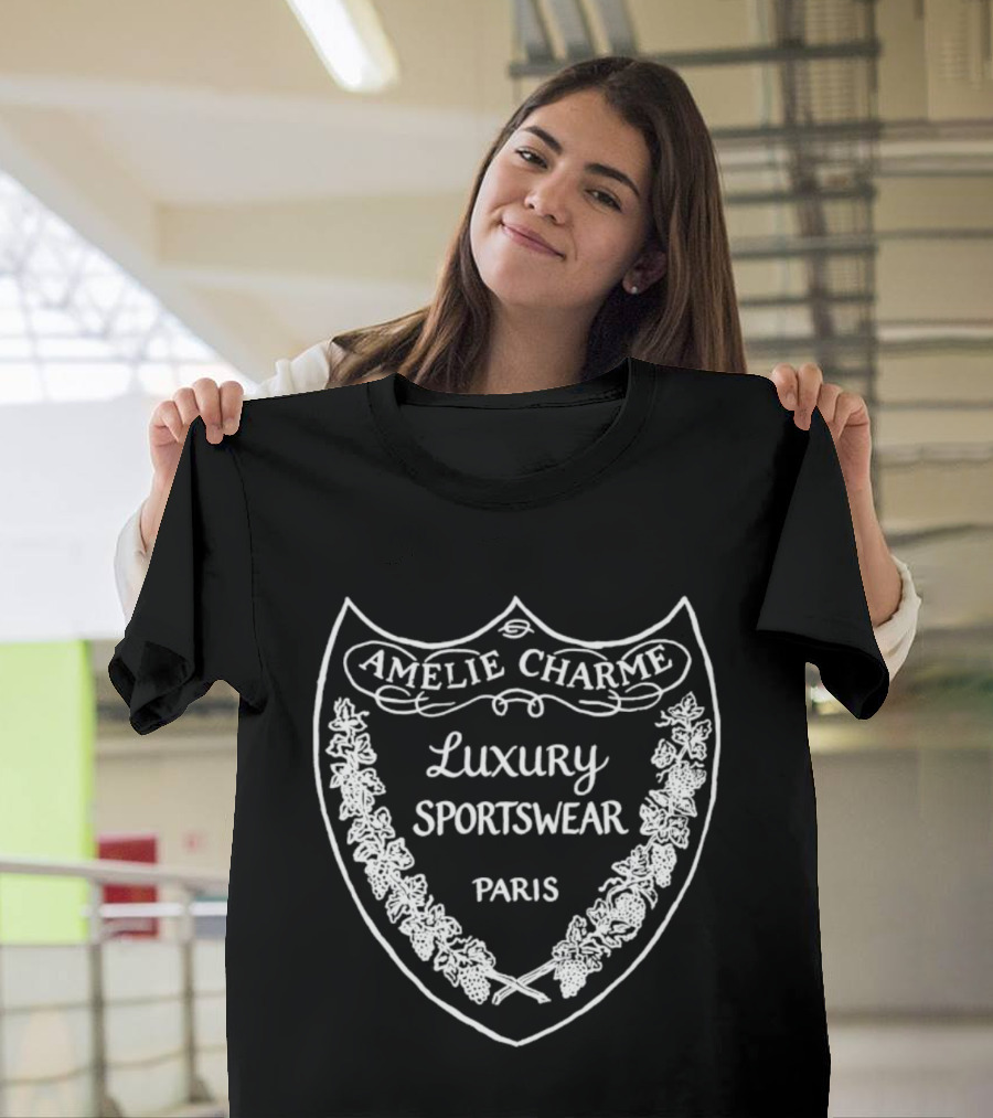 Amelie Charme Luxury Sportswear Paris Elegance T-Shirt