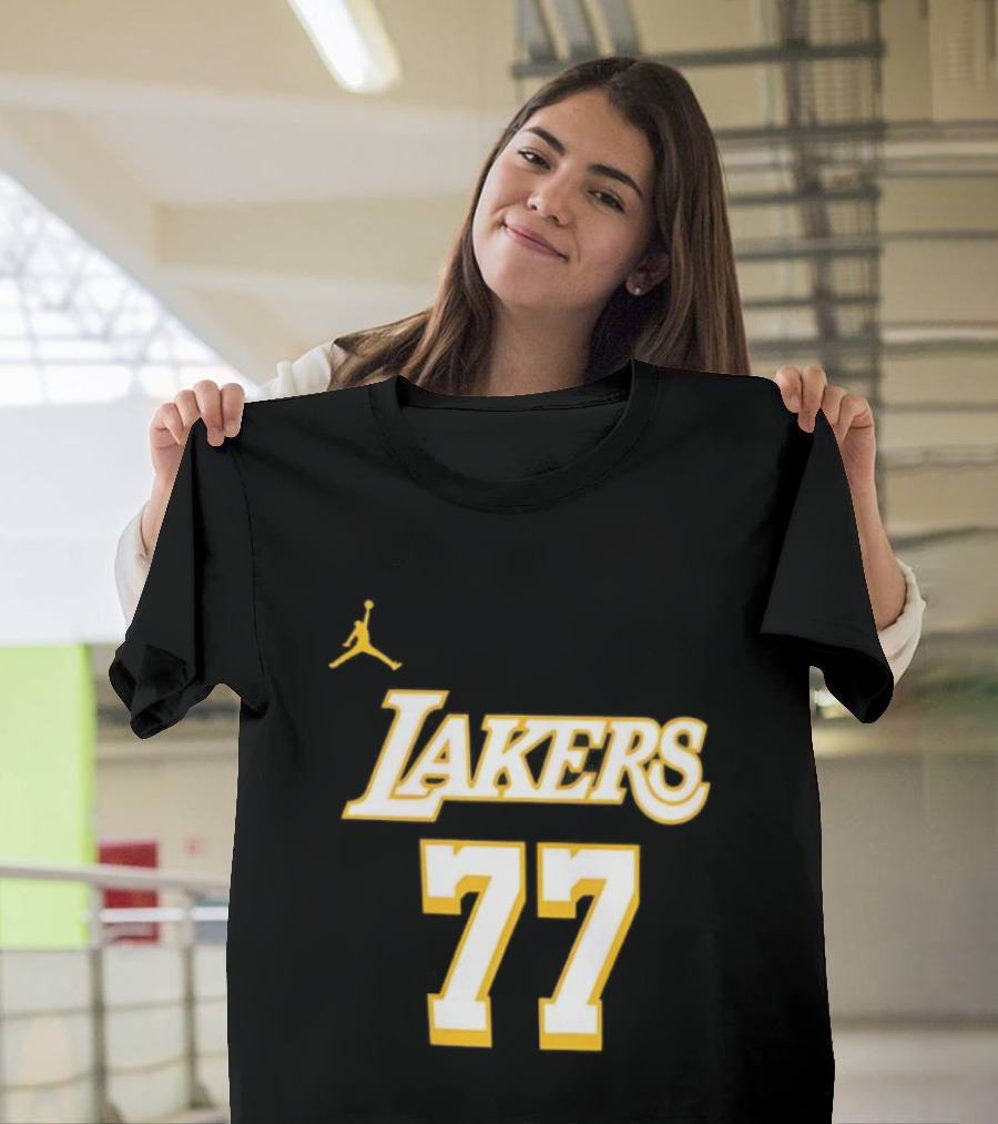 Luka Doncic Lakers 77 Jordan T-Shirt