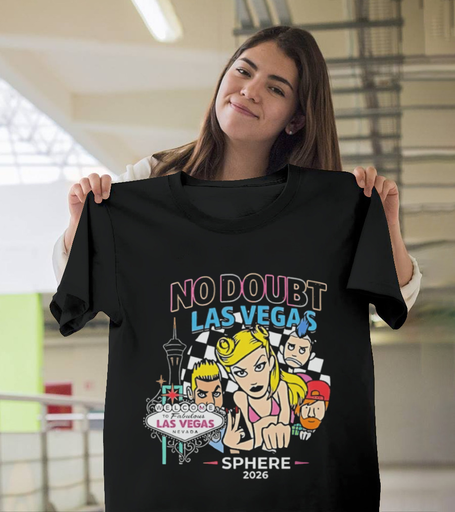 No Doubt Las Vegas Sphere 2026 Concert Merchandise T-Shirt