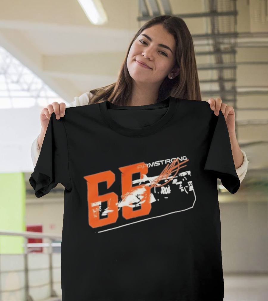 Armstrong 66 Racing Number With Dynamic Speed Lines T-Shirt