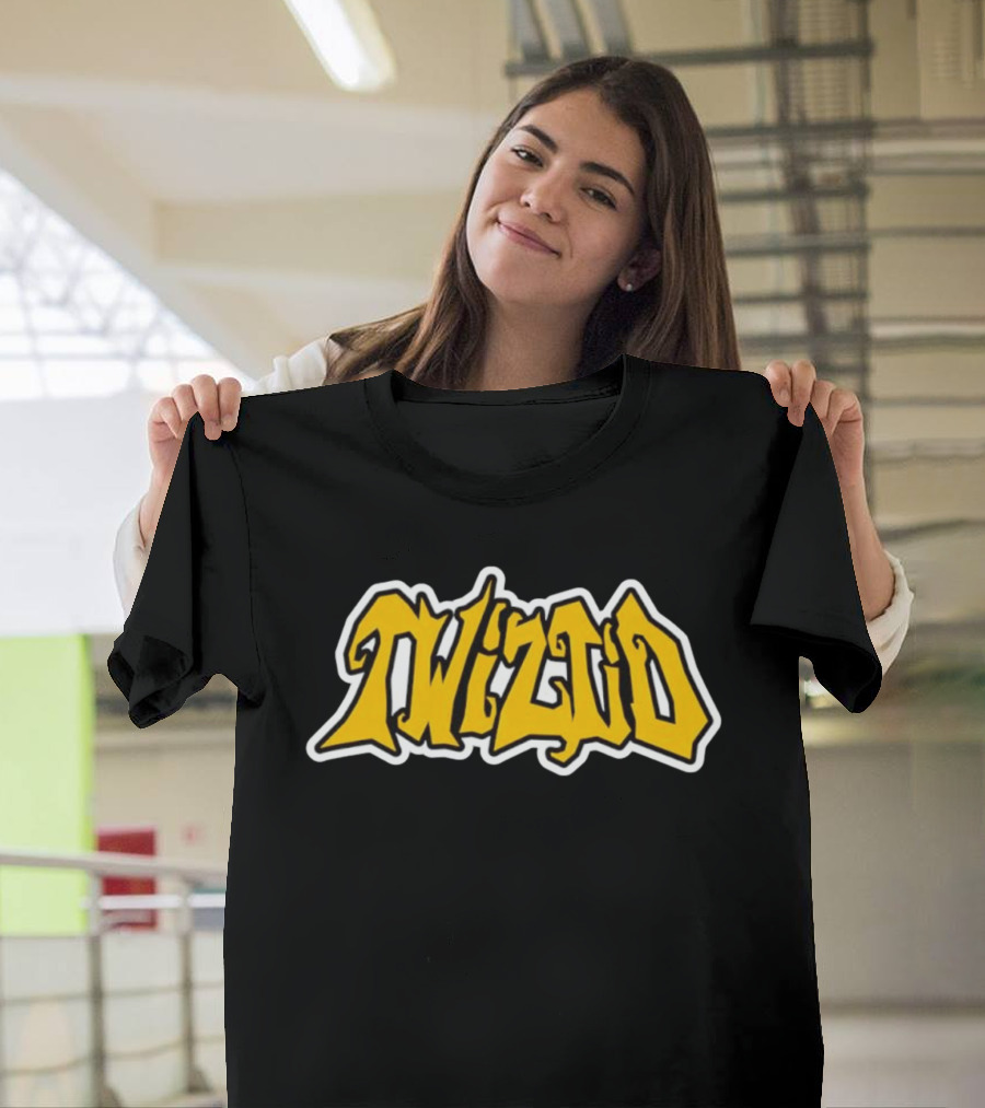 Twiztid Yellow Bold Lettering Monogram T-Shirt