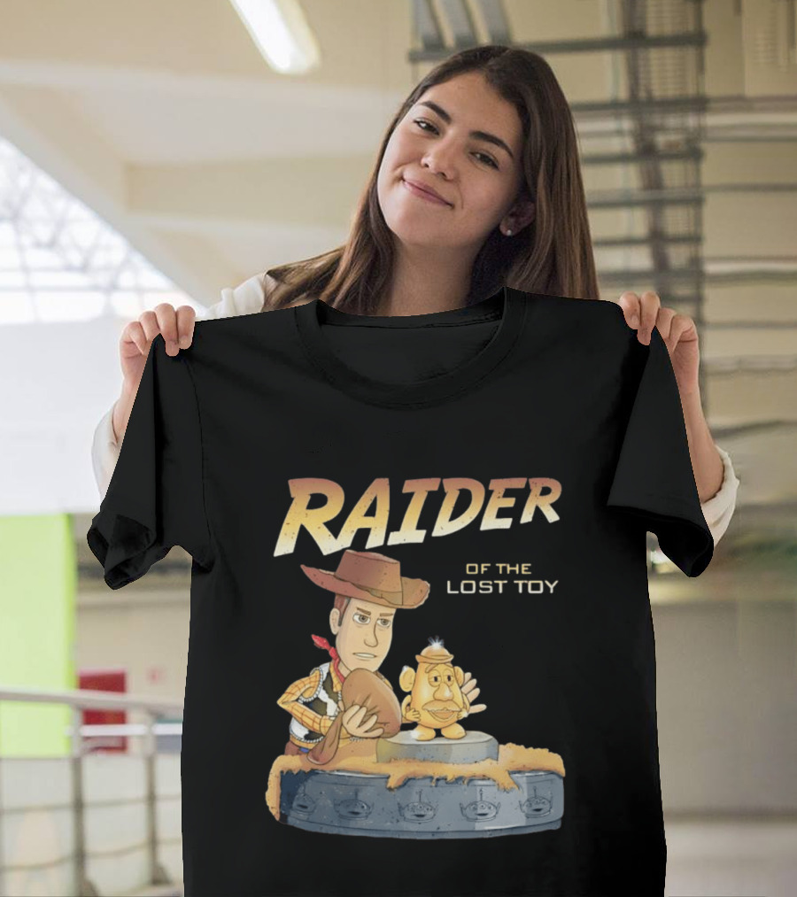 Raiders Toy Story Woody Mr Potato Head Lost Toy T-Shirt