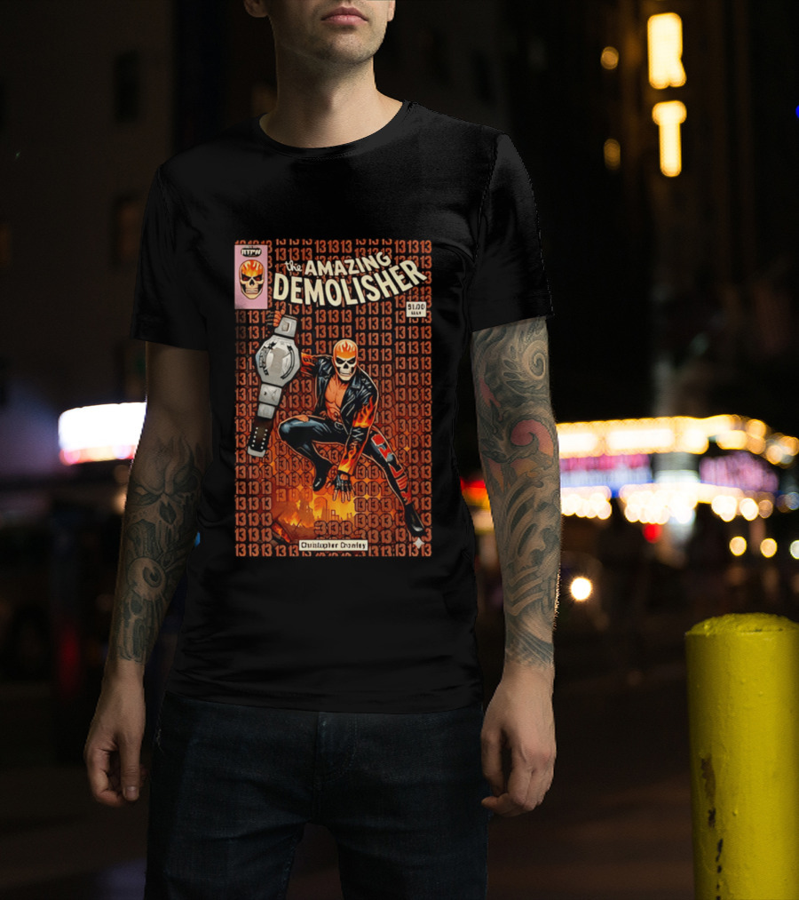 Ghost Rider The Amazing Demolisher Comic Cover Christopher Danley 13 13 13 T-Shirt