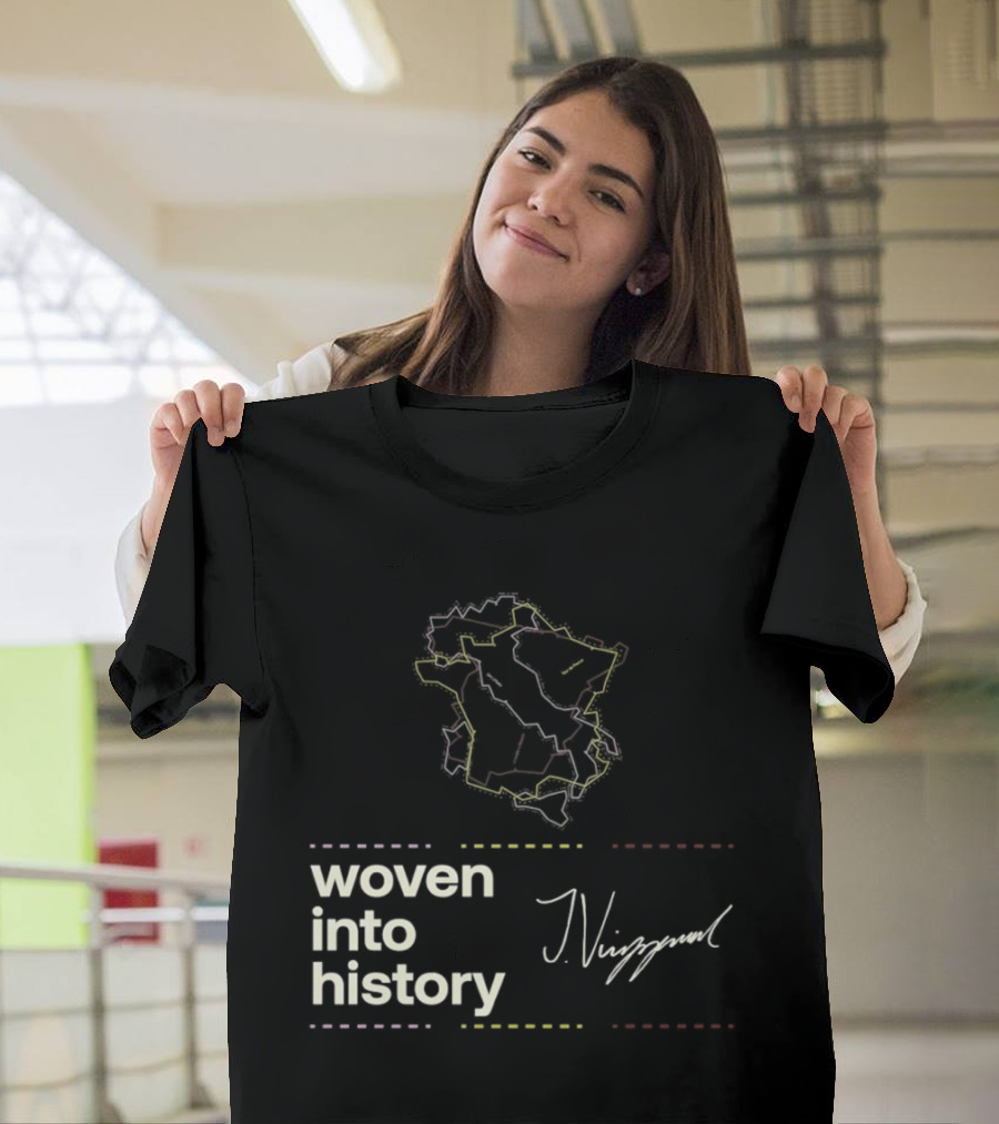 Giro D'Italia Tour De France La Vuelta A Espana Woven Into History Nibali T-Shirt