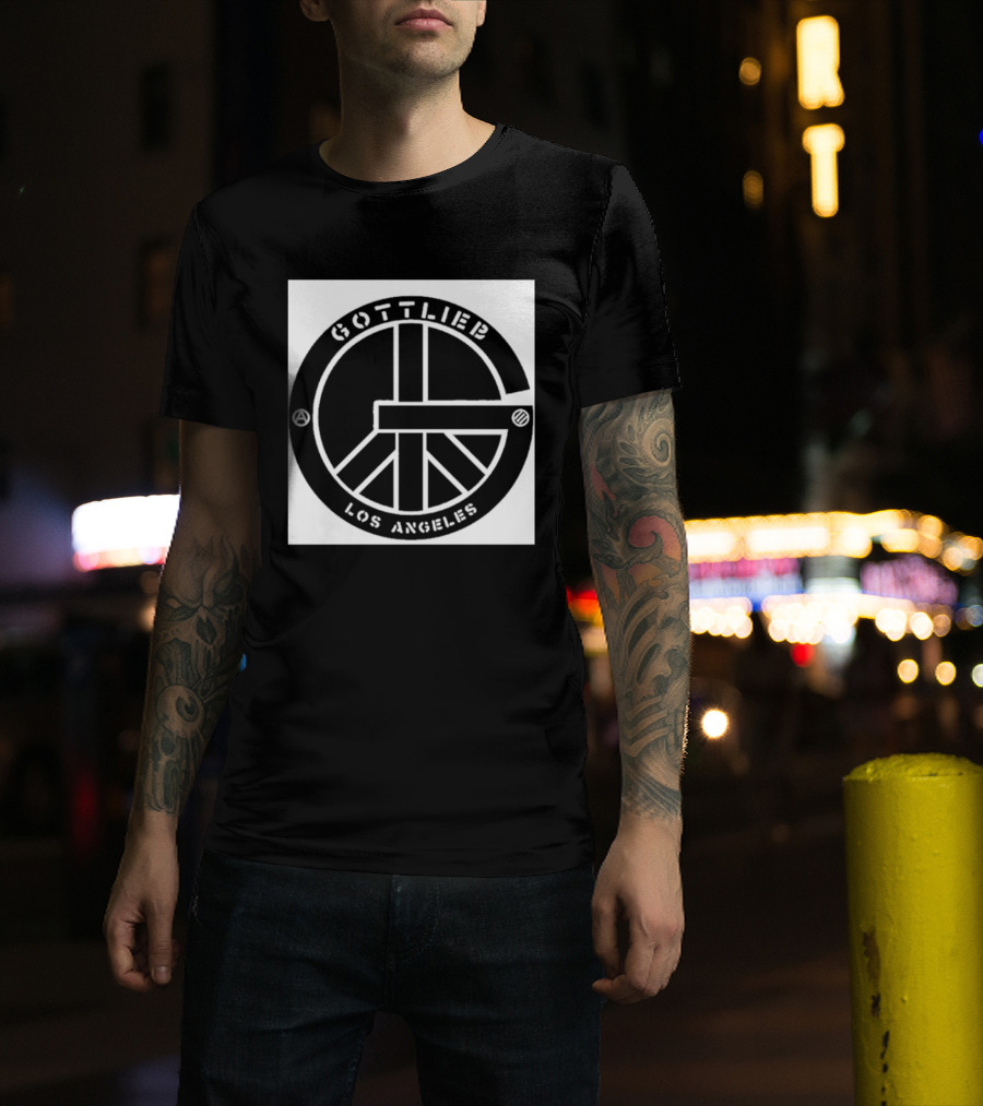 Gottlieb Peace Symbol Circle Los Angeles T-Shirt