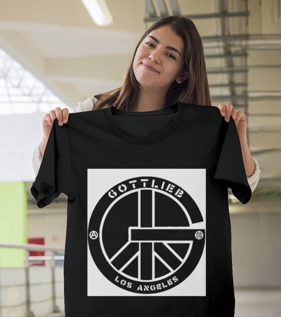 Gottlieb Peace Symbol Circle Los Angeles T-Shirt