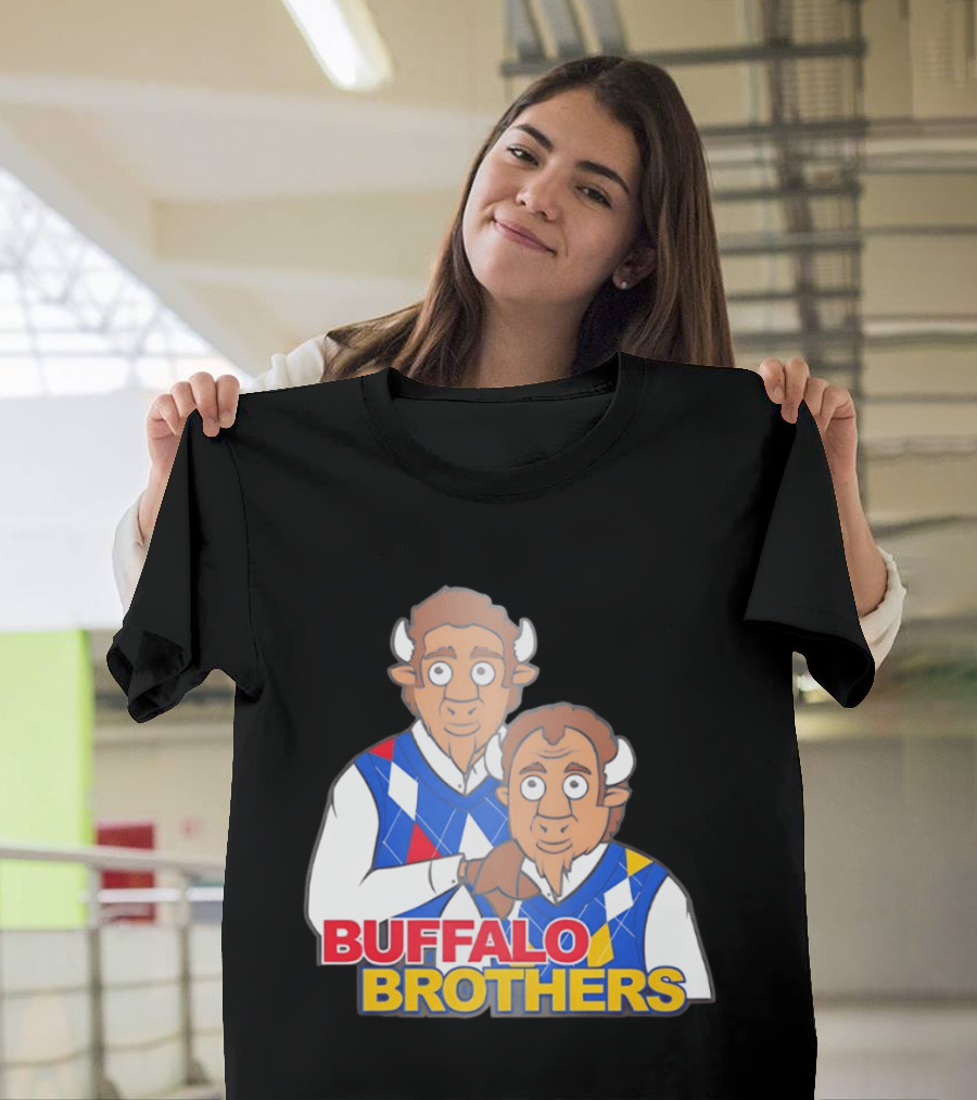 Buffalo Brothers Buffalo Bills Football 2026 Cartoon T-Shirt