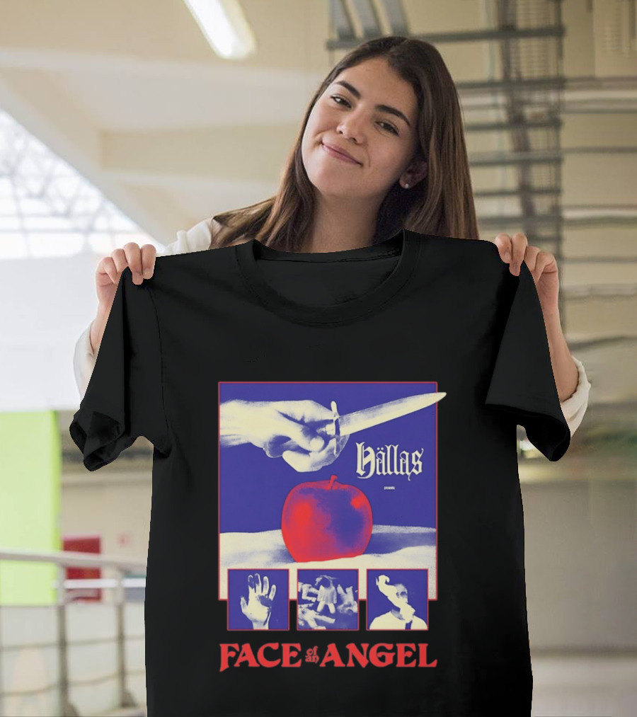 Hallas Face Of An Angel Album Heavy Metal Rock Band Music T-Shirt