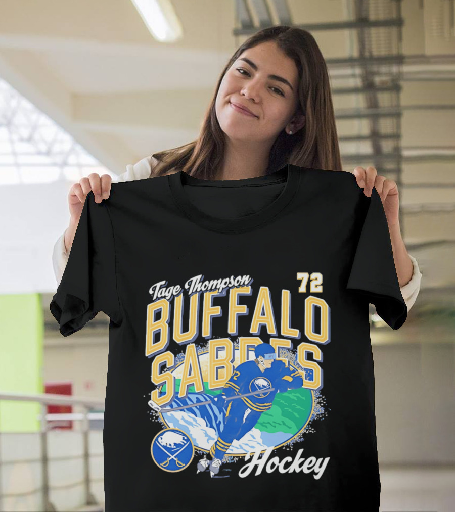 Tage Thompson 72 Buffalo Sabres Hockey Player T-Shirt