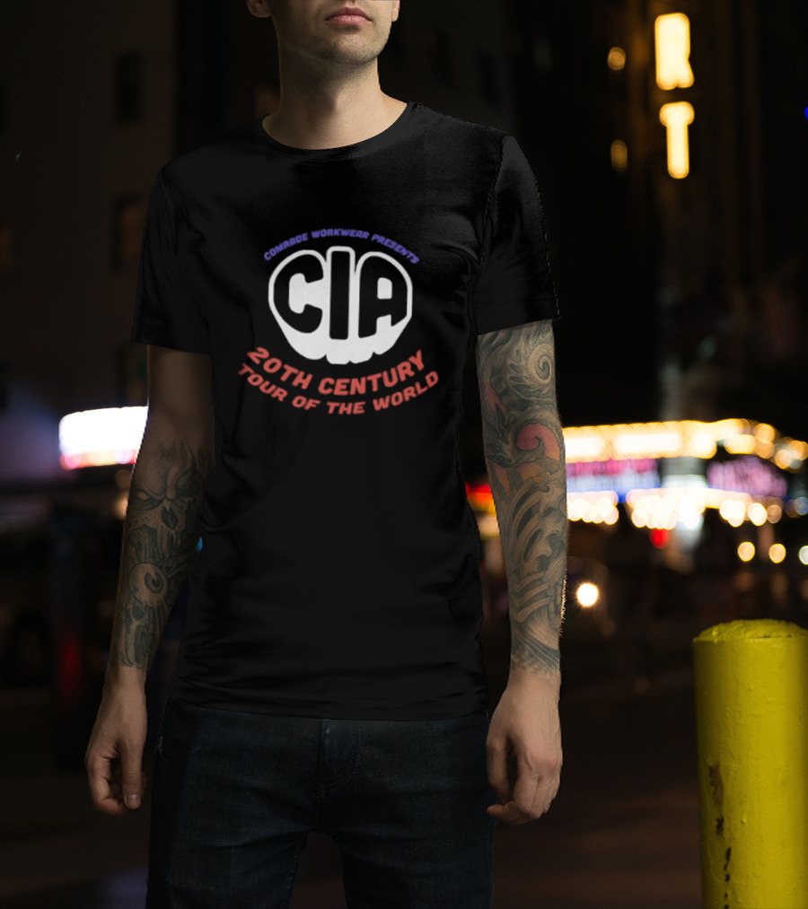 CIA 20th Century Tour Of The World George Widener Presents T-Shirt