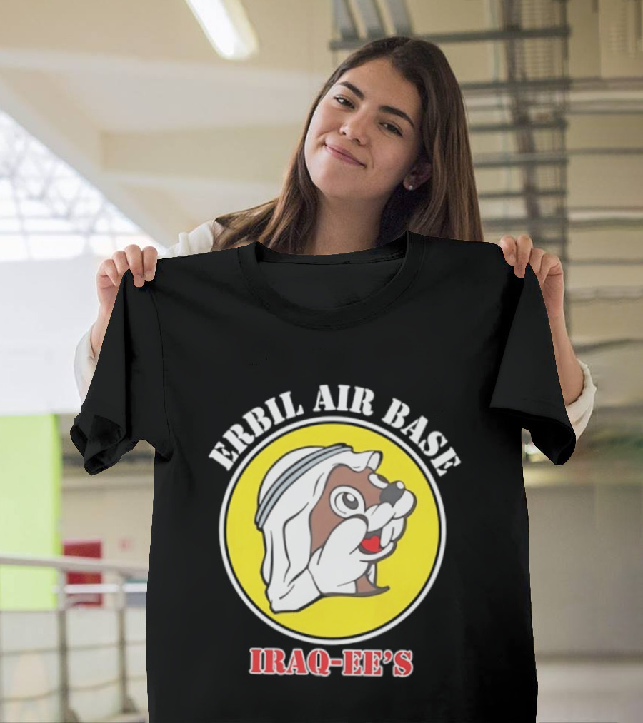 Erbil Air Base Iraq Eef's Cartoon T-Shirt