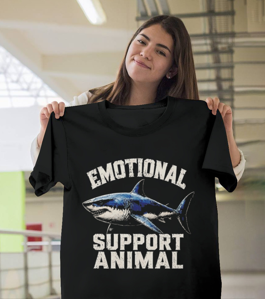 Emotional Support Animal Shark T-Shirt