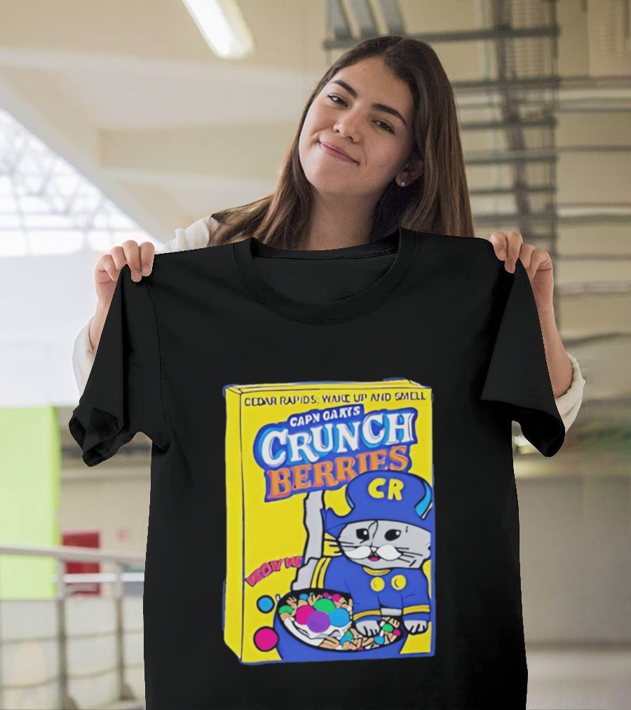 Cedar Rapids Wake Up And Smell Capn Oats Crunch Berries T-Shirt