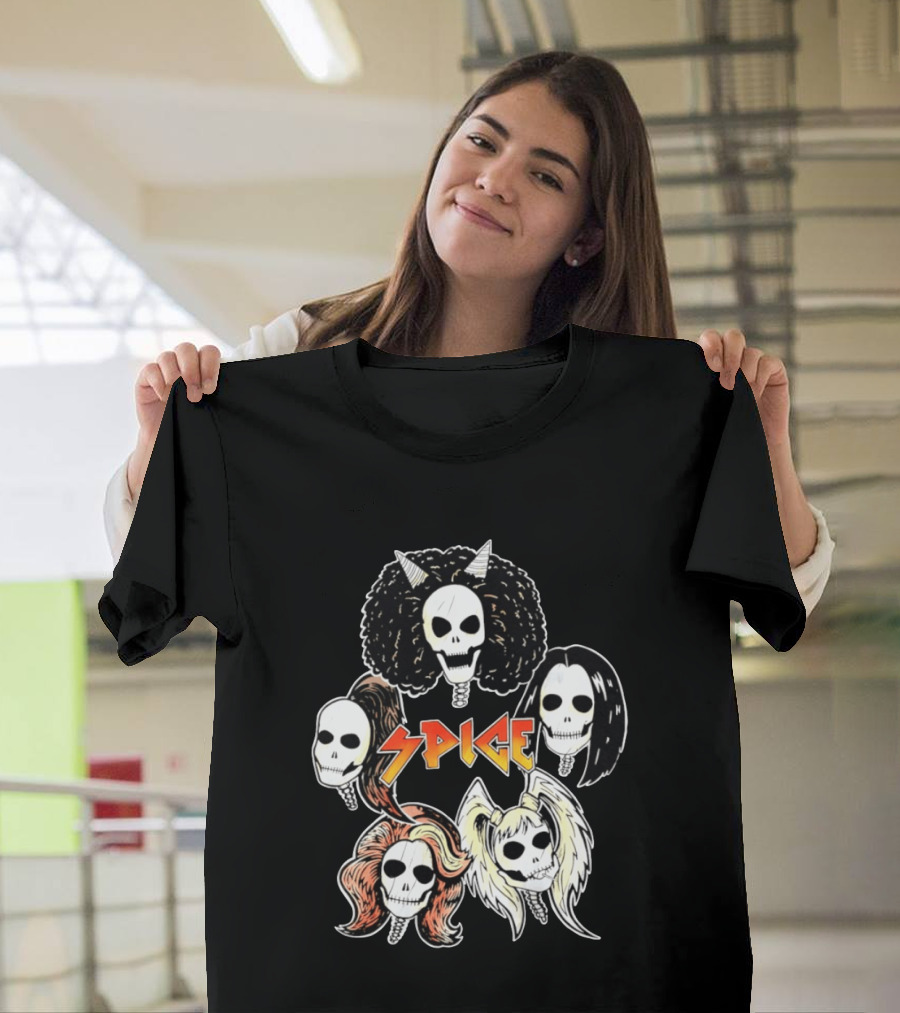 Spice Girls Skull Halloween Rock T-Shirt