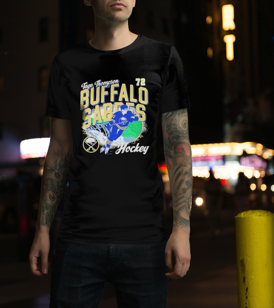 Tage Thompson 72 Buffalo Sabres Hockey NHL Team Player T-Shirt