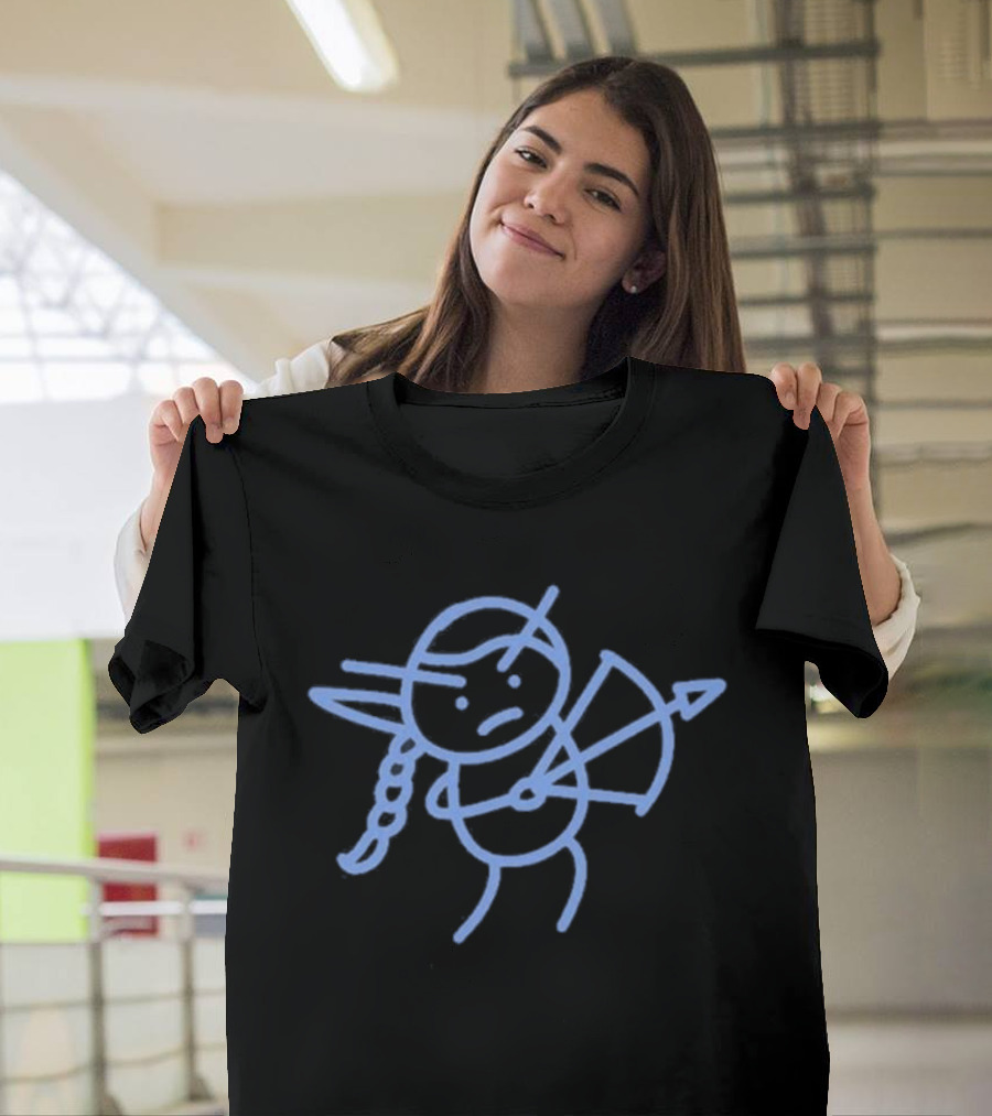 Team Liquid RWF Derp Stick Figure Archer Drawing T-Shirt