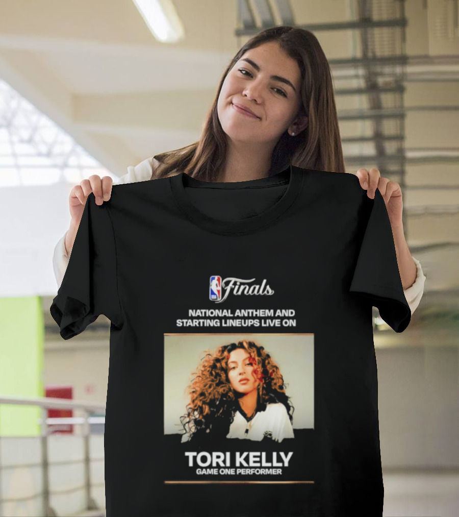 NBA Finals Tori Kelly Game One Performer National Anthem And Starting Lineups Live T-Shirt
