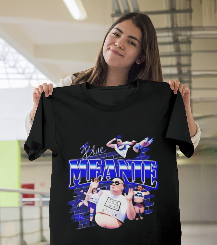 The Blue Meanie Brian Heffron Wrestling T-Shirt
