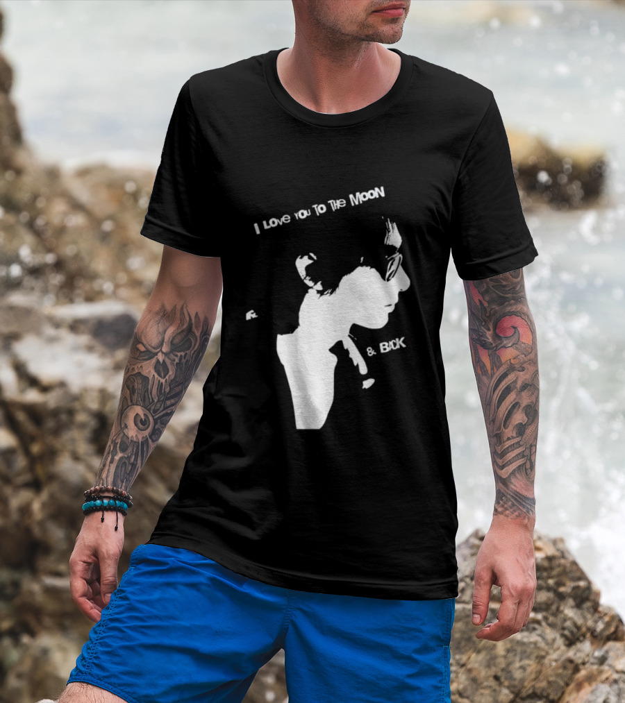 I Love You To The Moon And Back Romantic Expression T-Shirt