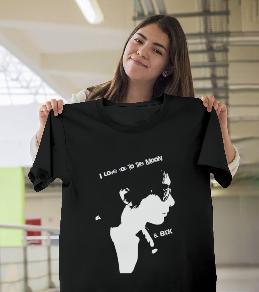 I Love You To The Moon And Back Romantic Expression T-Shirt