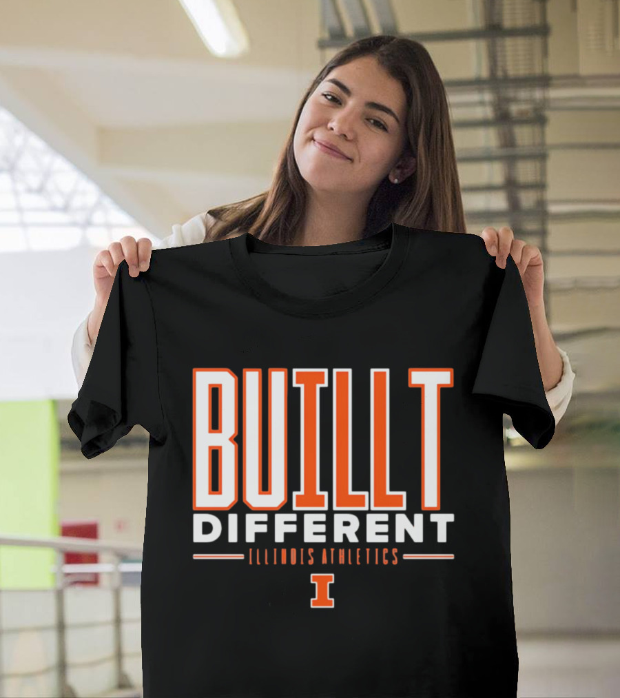 BuILLt Different Illinois Athletics I T-Shirt