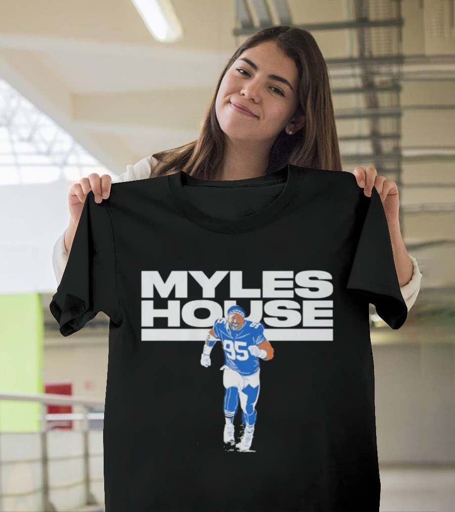 Cleveland Browns Myles House 95 Myles Garrett NFLPA T-Shirt