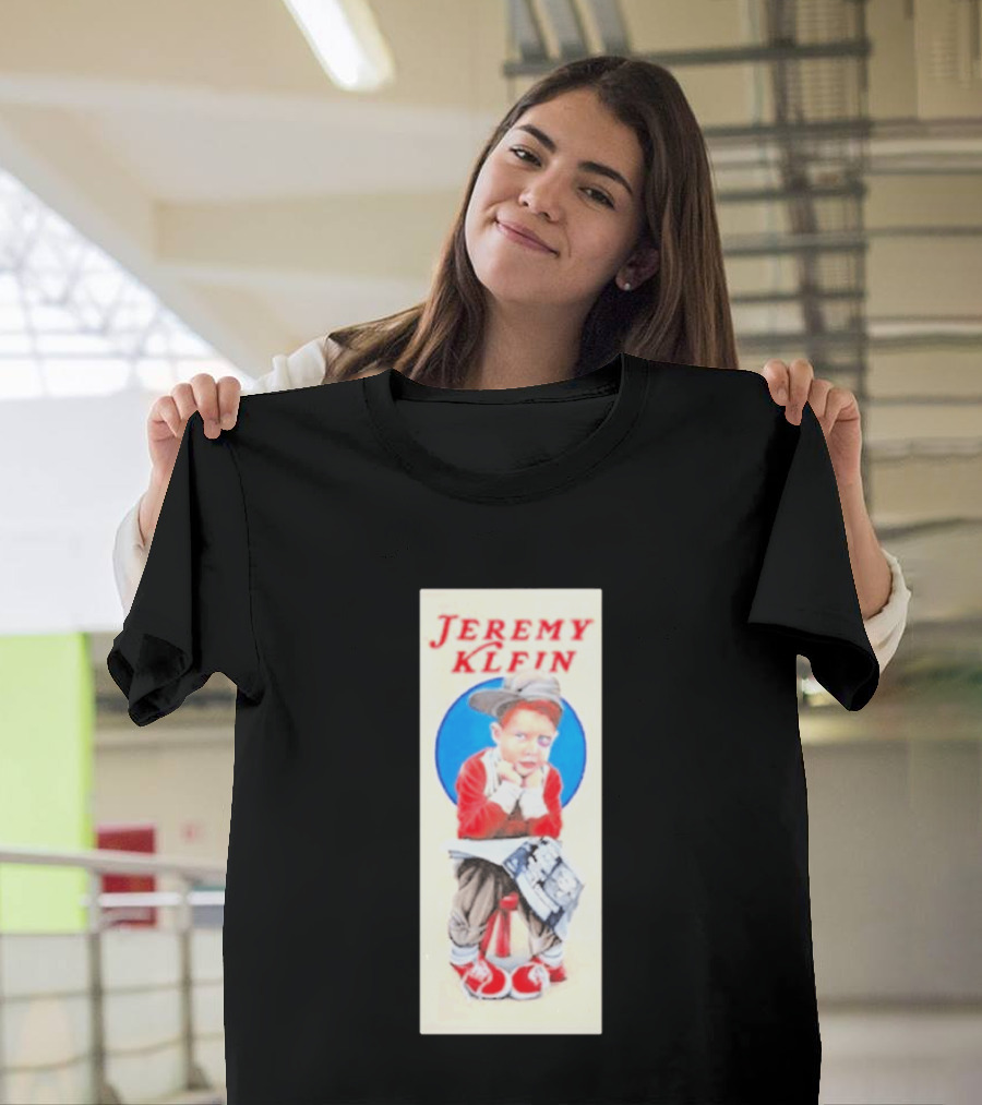 Jeremy Klein World Industries Kid Sitting On Stool T-Shirt