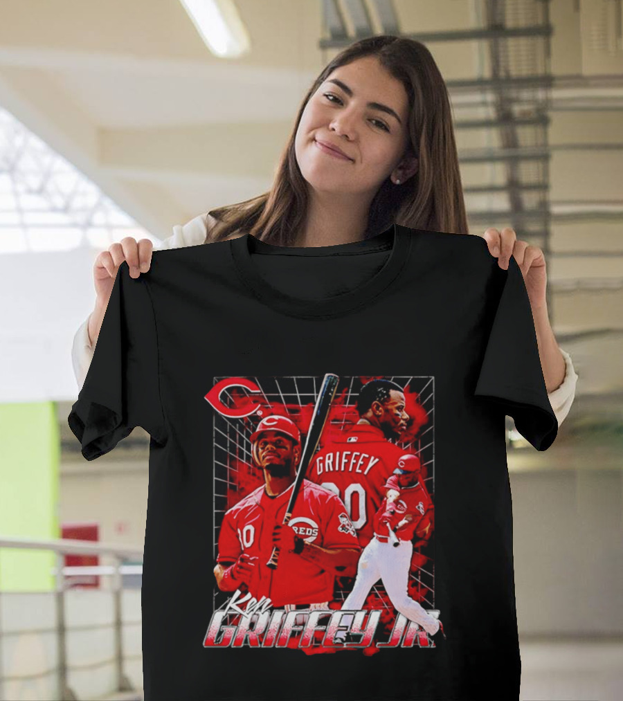 Ken Griffey Jr Cincinnati Reds Baseball Player 30 Reds Griffey T-Shirt