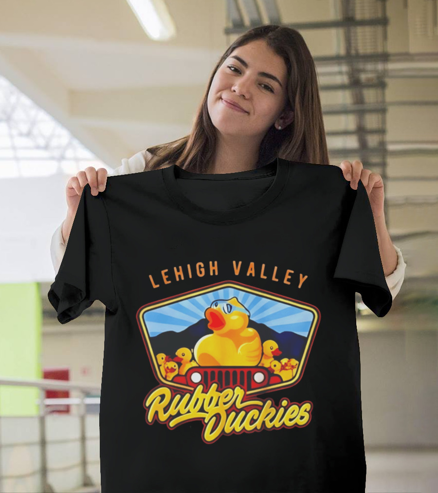 Lehigh Valley IronPigs Rubber Duckies Jeep T-Shirt