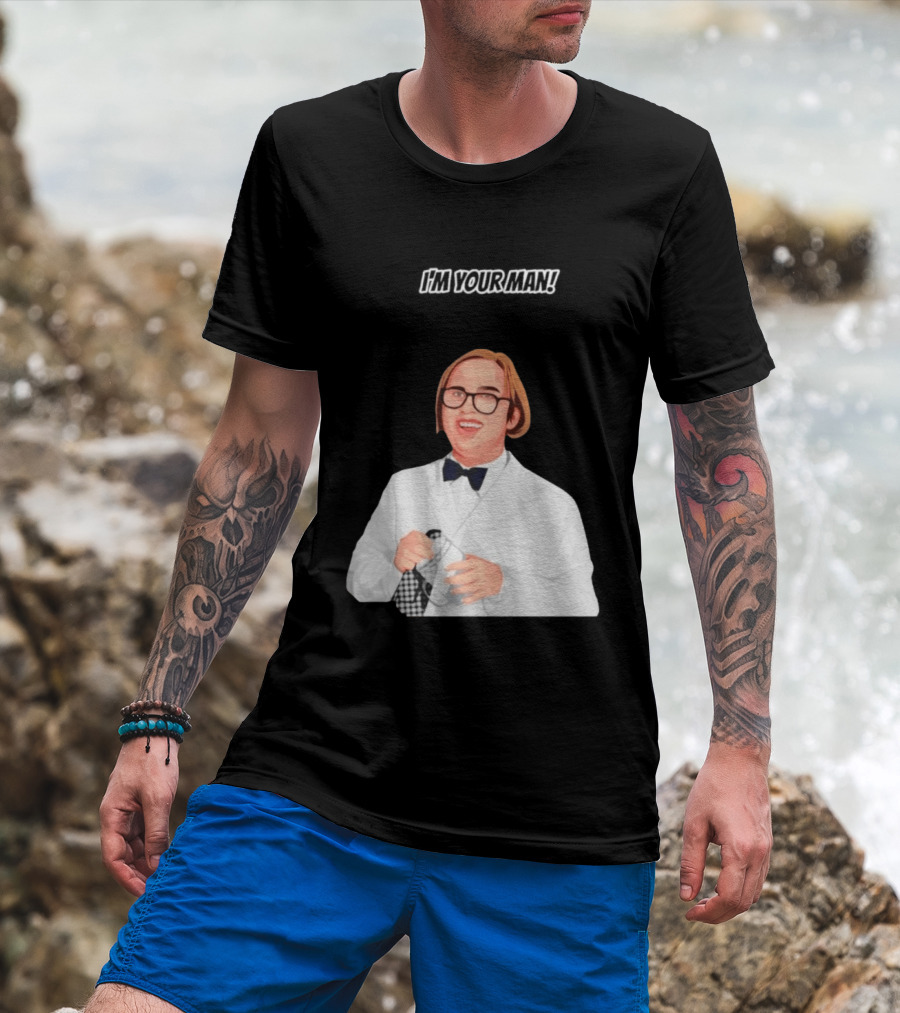 Max And Paddy I Am Your Man Bow Tie White Jacket T-Shirt