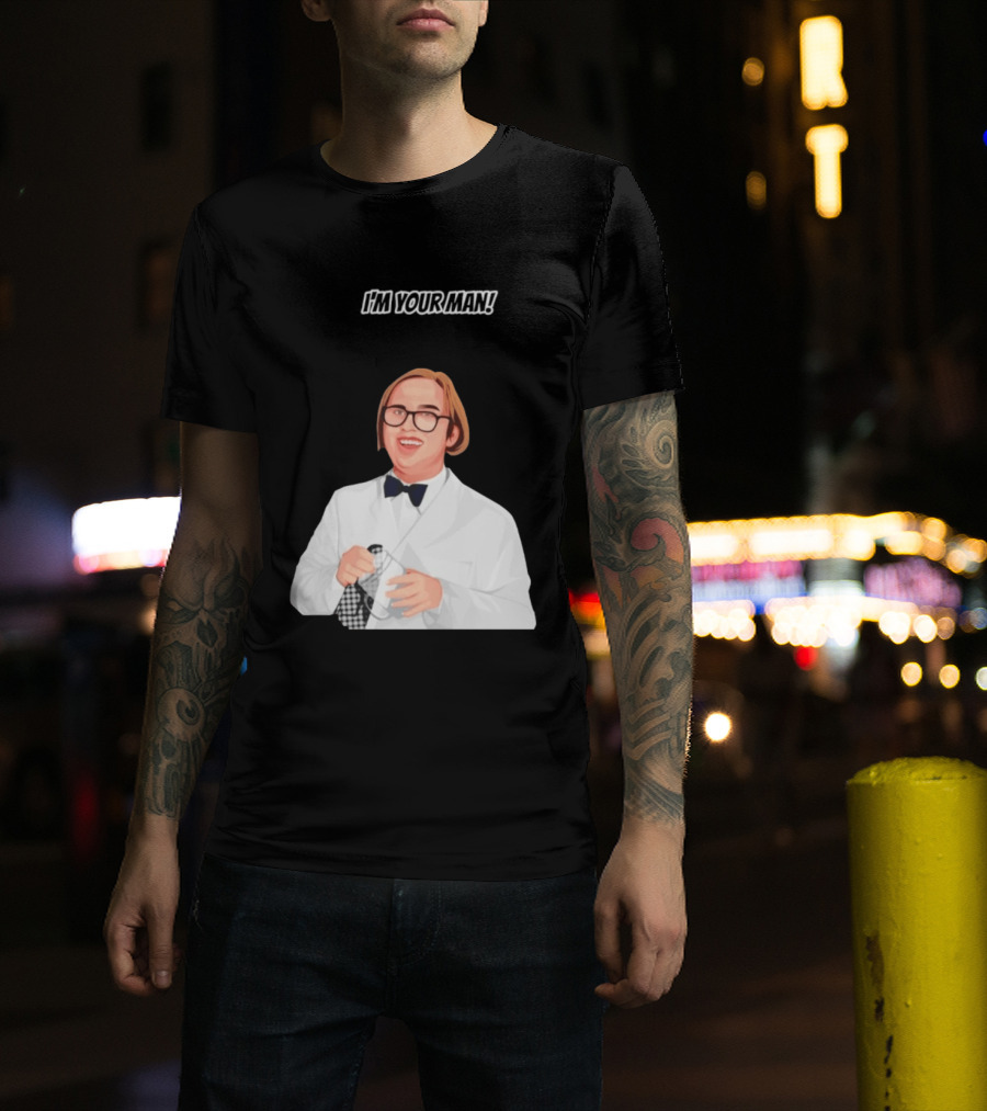 Max And Paddy I Am Your Man Bow Tie White Jacket T-Shirt