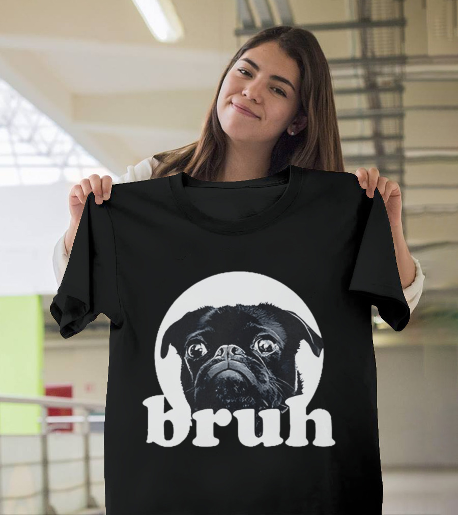 Pug Bruh Meme Resurrected Rides Don Abenante Dog T-Shirt