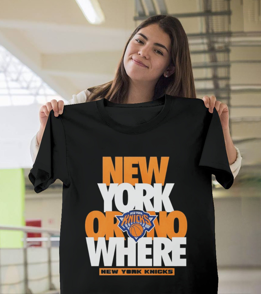 New York Knicks Basketball New York Or Nowhere 2026 T-Shirt