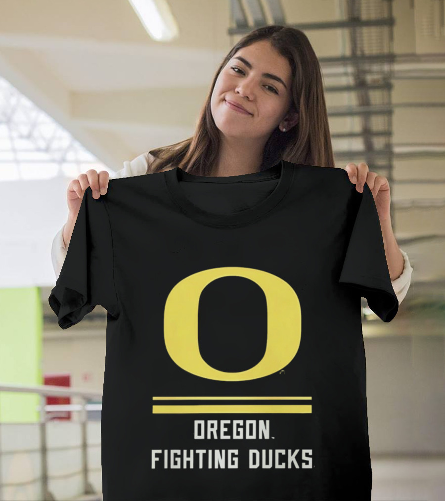 Oregon Fighting Ducks Yellow O T-Shirt