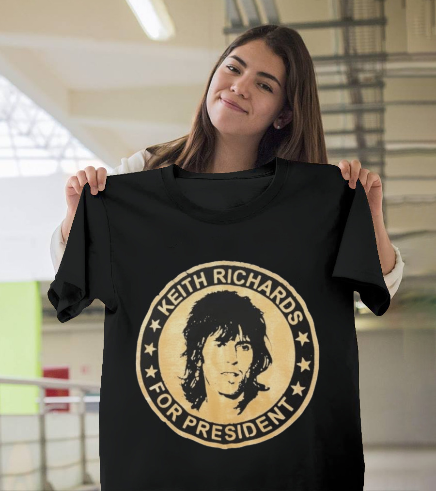 Original Keith Richards For President T-Shirt